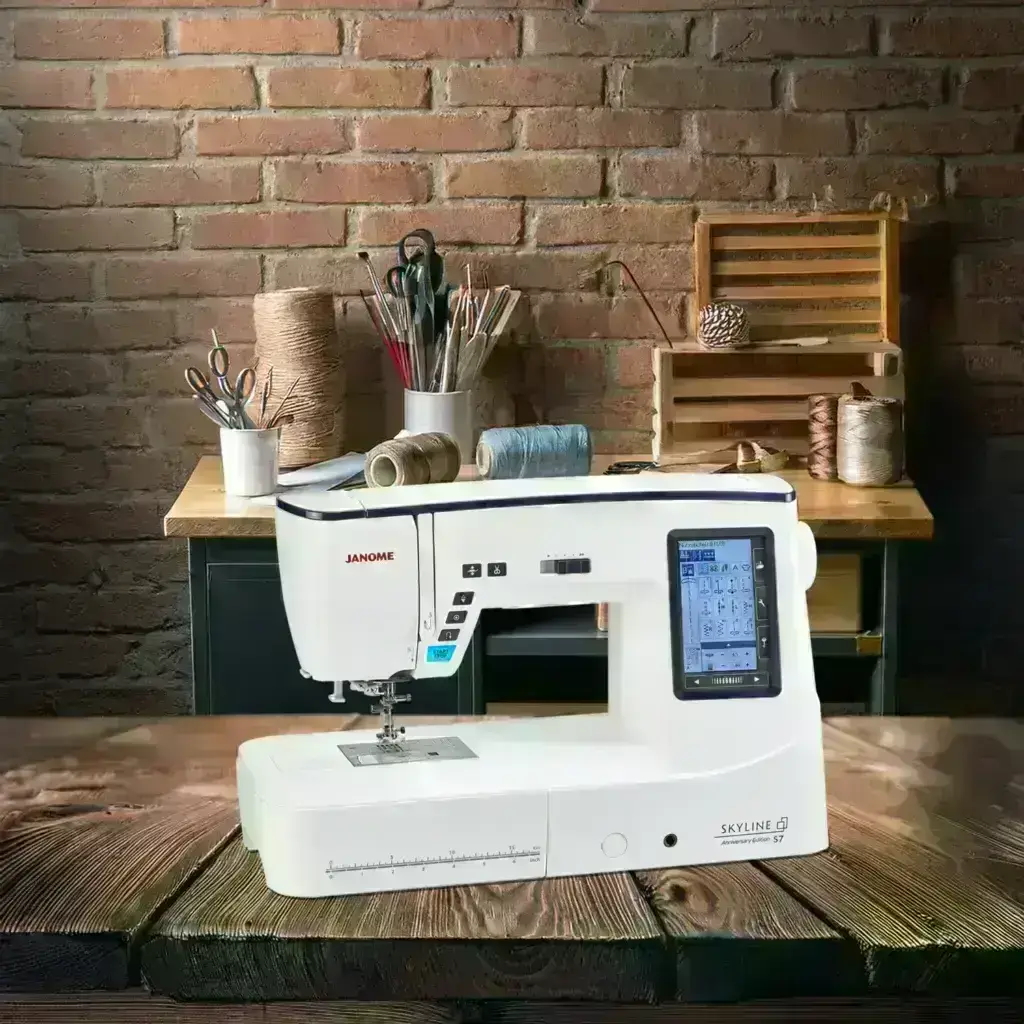 Unleash creativity with Janome Skyline S7 Anniversary Edition sewing possibilities