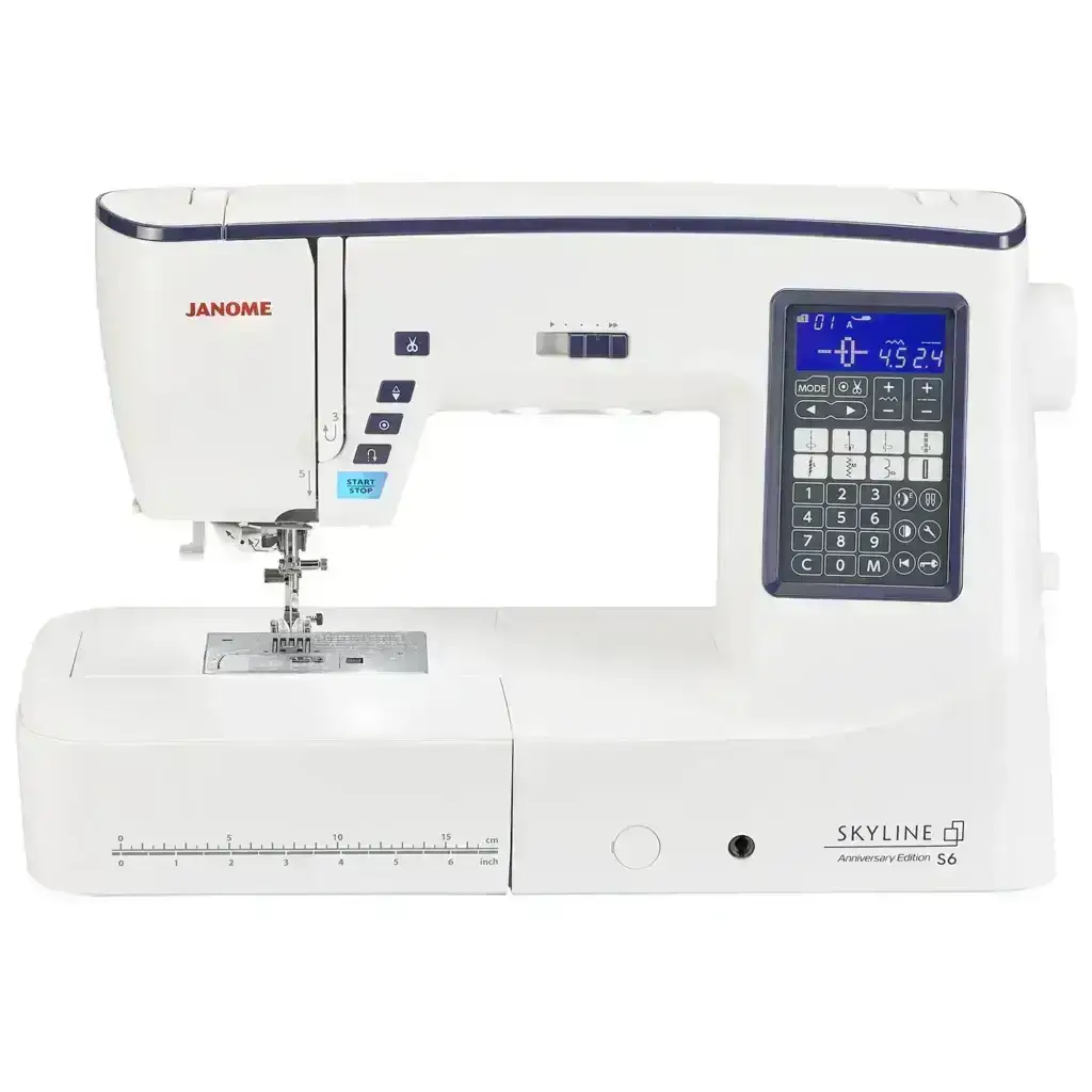 Precision stitching with Janome Skyline S6 Anniversary Edition for professionals