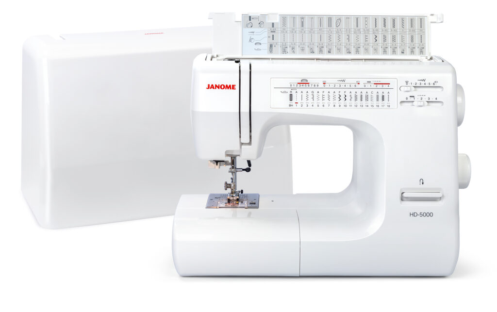 janome hd5000 heavy duty sewing machine for crafts