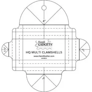 Handi Quilter Multi Clamshells Ruler for sale near me cheap