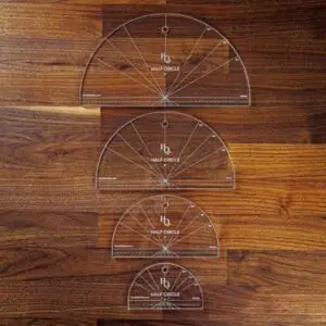 Handi Quilter Solid Half Circle Ruler Set for sale near me cheap