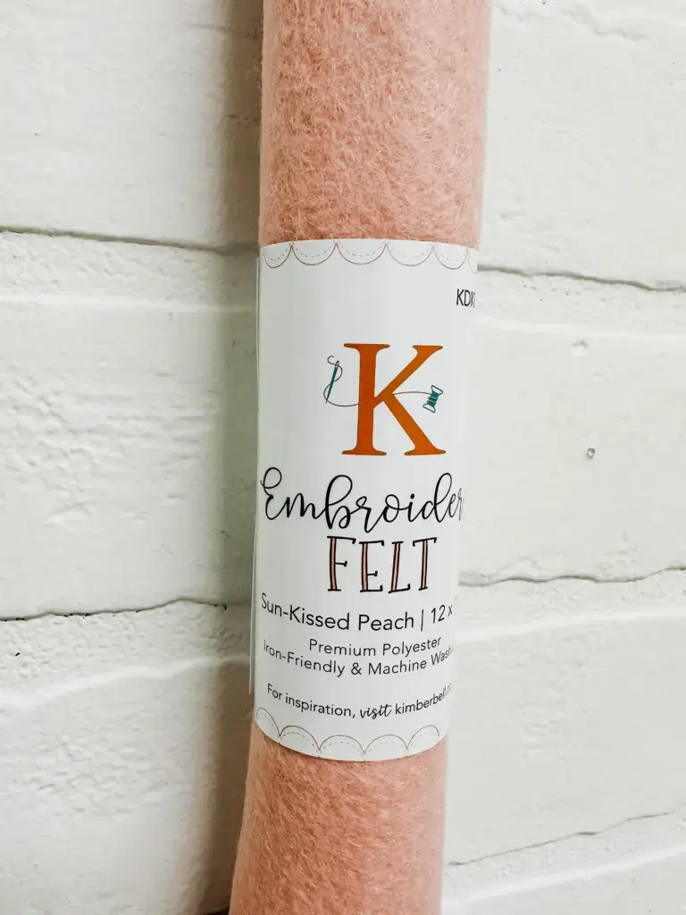 Kimberbell Embroidery Felt Sun Kissed Peach for sale today professional quilting accessory online now