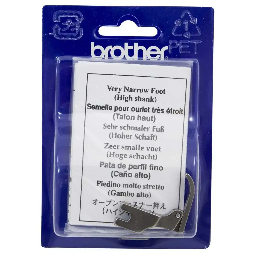 Brother Very Narrow Foot for PQ Series for professional-quality narrow seam stitching