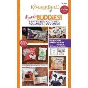 Kimberbell Bench Buddies: Sept, Oct, Nov, Dec, Machine Embroidery for sale near me cheap