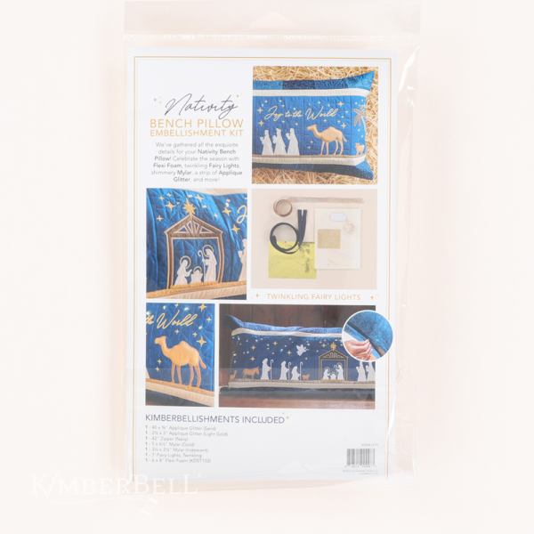 buy Kimberbell Nativity Bench Pillow Embellishment Kit for crafting projects