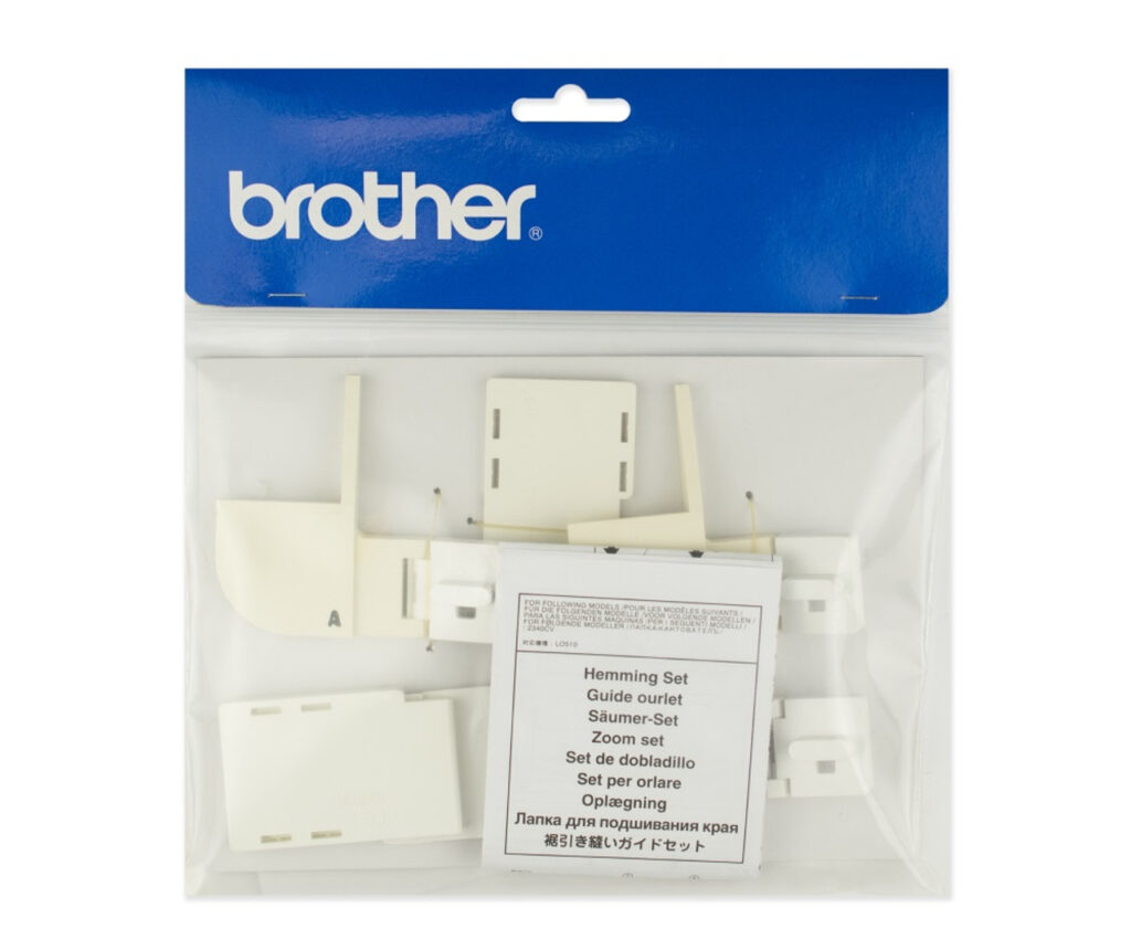 Brother Hemming Set for Serger for making flawless, smooth hem finishes