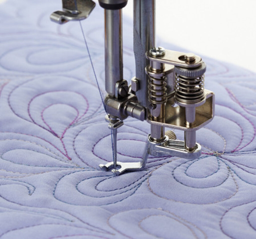 Janome Convertible Freemotion Quilting Foot Set 9mm for consistent and even stitch results during quilting